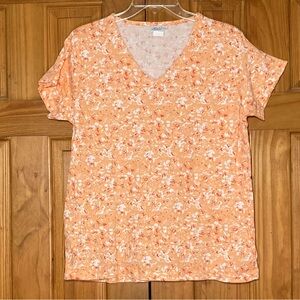 NWOT Haband V Neck Top Size L